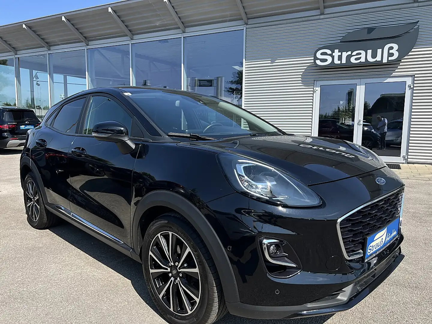 Ford Puma 1,0 EcoBoost Titanium *neuer Zahnriemen* Schwarz - 1