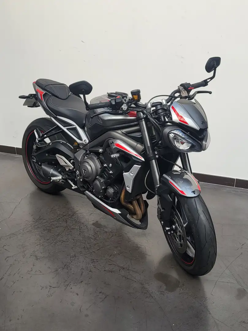 Triumph Street Triple 765 Gris - 2