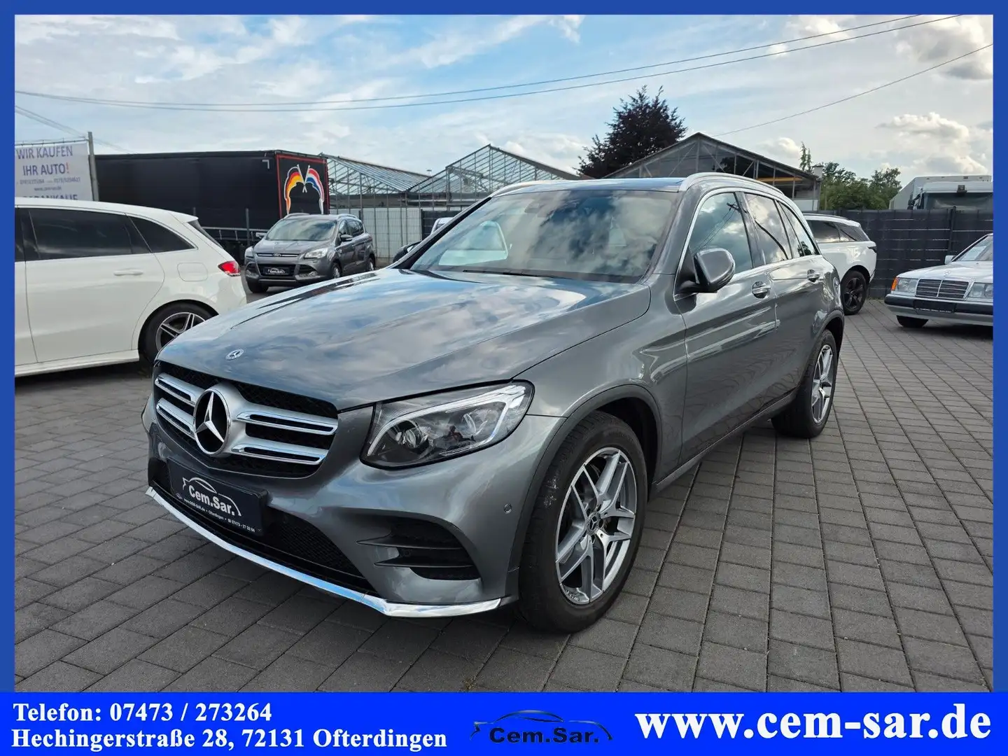 Mercedes-Benz GLC 250 4Matic *aus 1.Hand*Pano*8xFach-ALU*AHK* Grau - 1