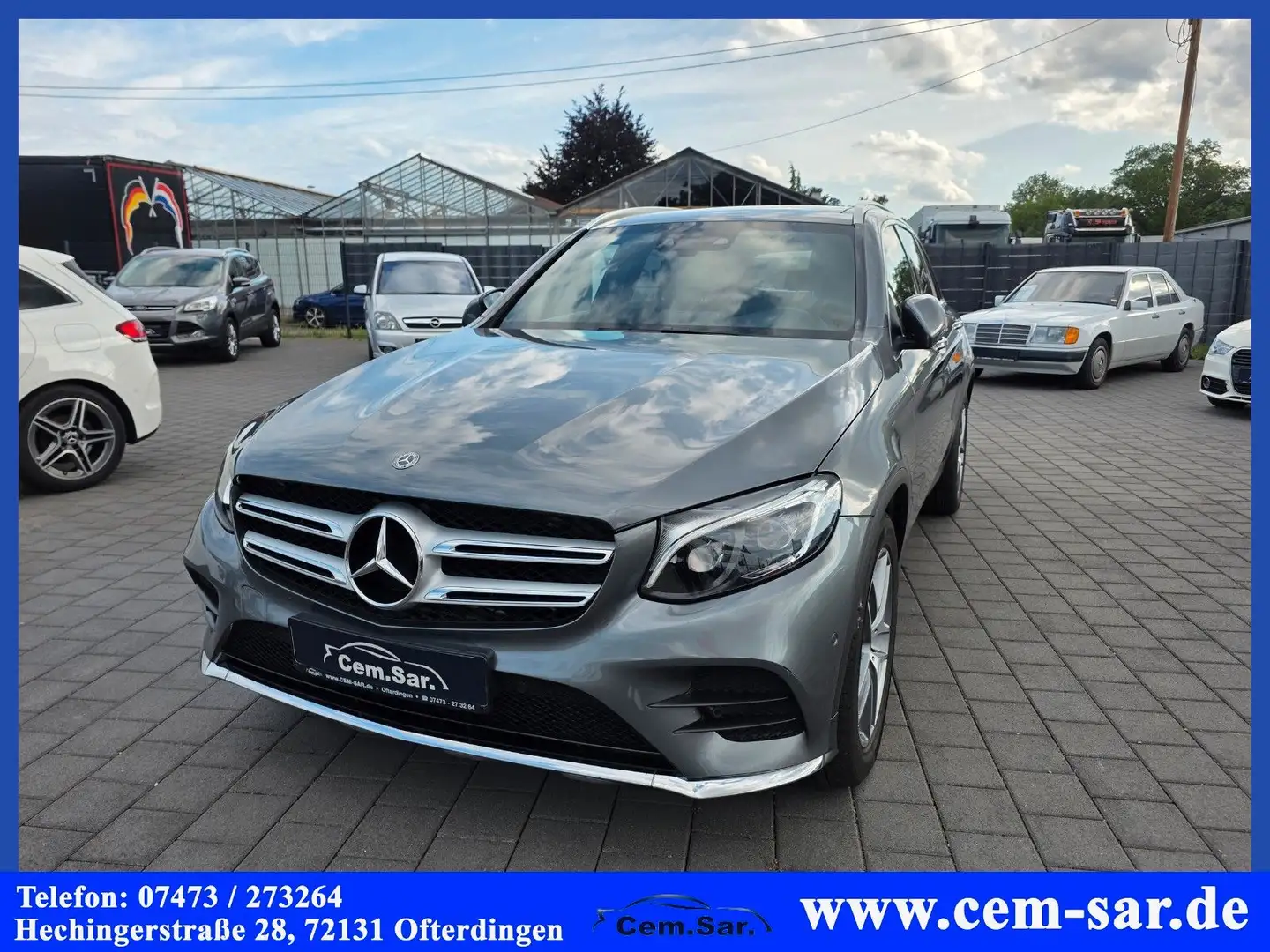 Mercedes-Benz GLC 250 4Matic *aus 1.Hand*Pano*8xFach-ALU*AHK* Grau - 2