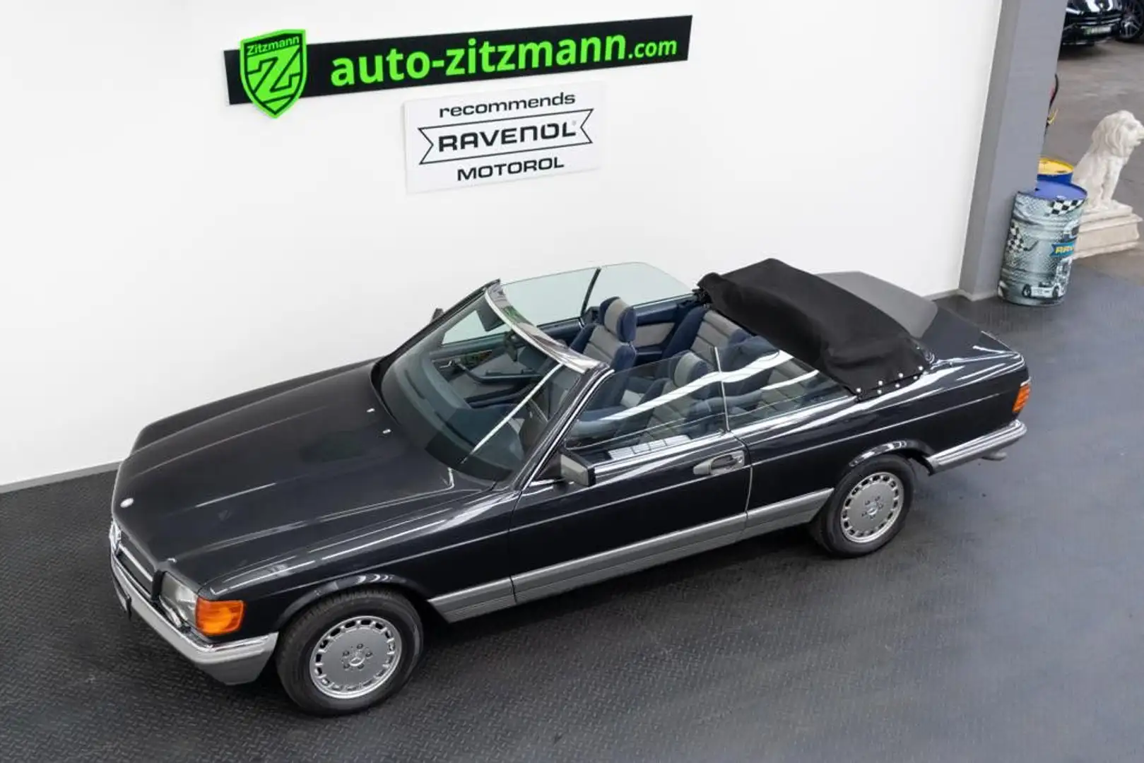 Mercedes-Benz 500 SEC Cabrio/KLIMA/TEMPO/RARITÄT/H-KENNZEICHEN Negru - 2