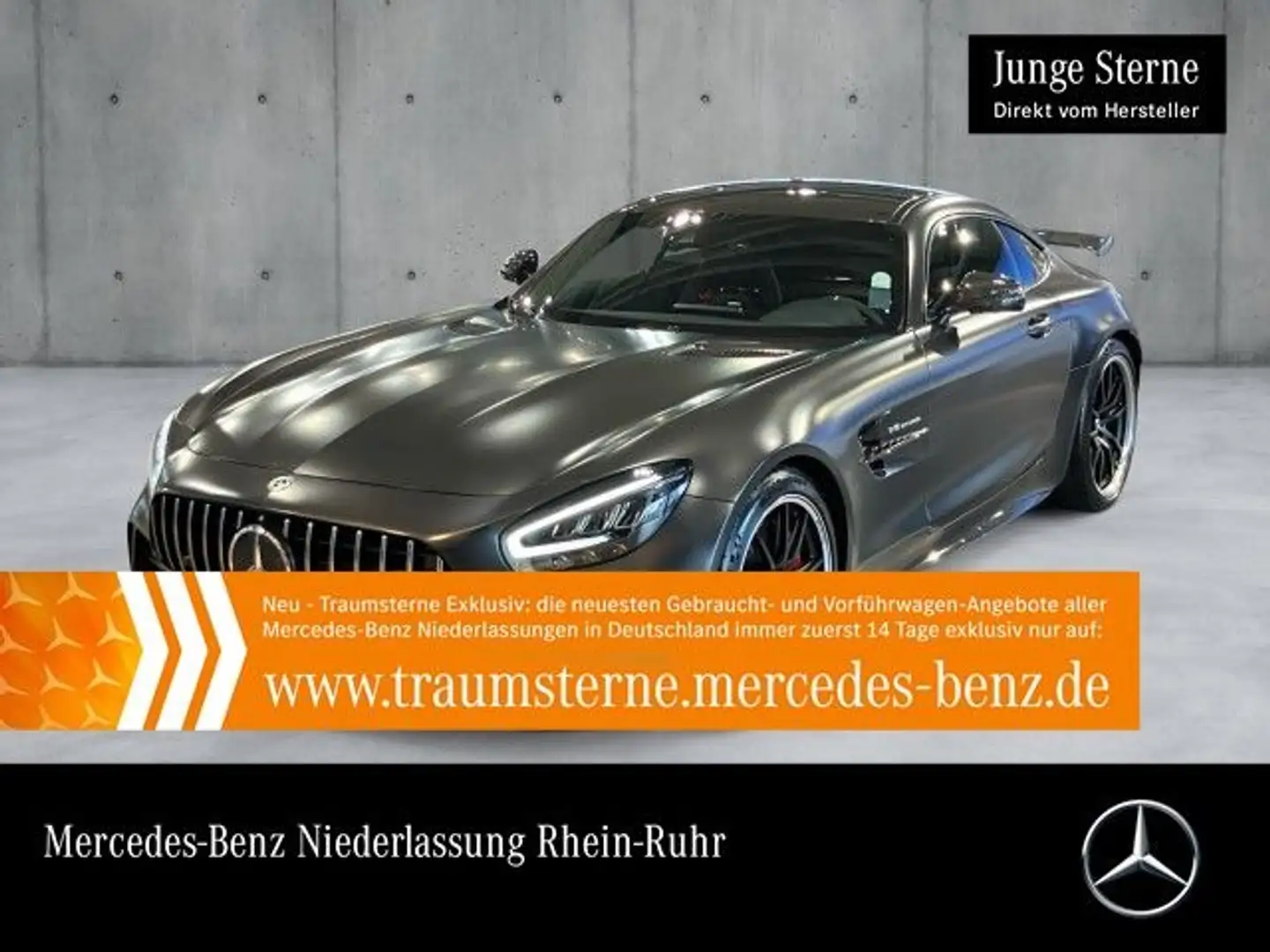 Mercedes-Benz AMG GT Cp. Carbon Perf-Sitze Perf-Abgas Burmester Grau - 1