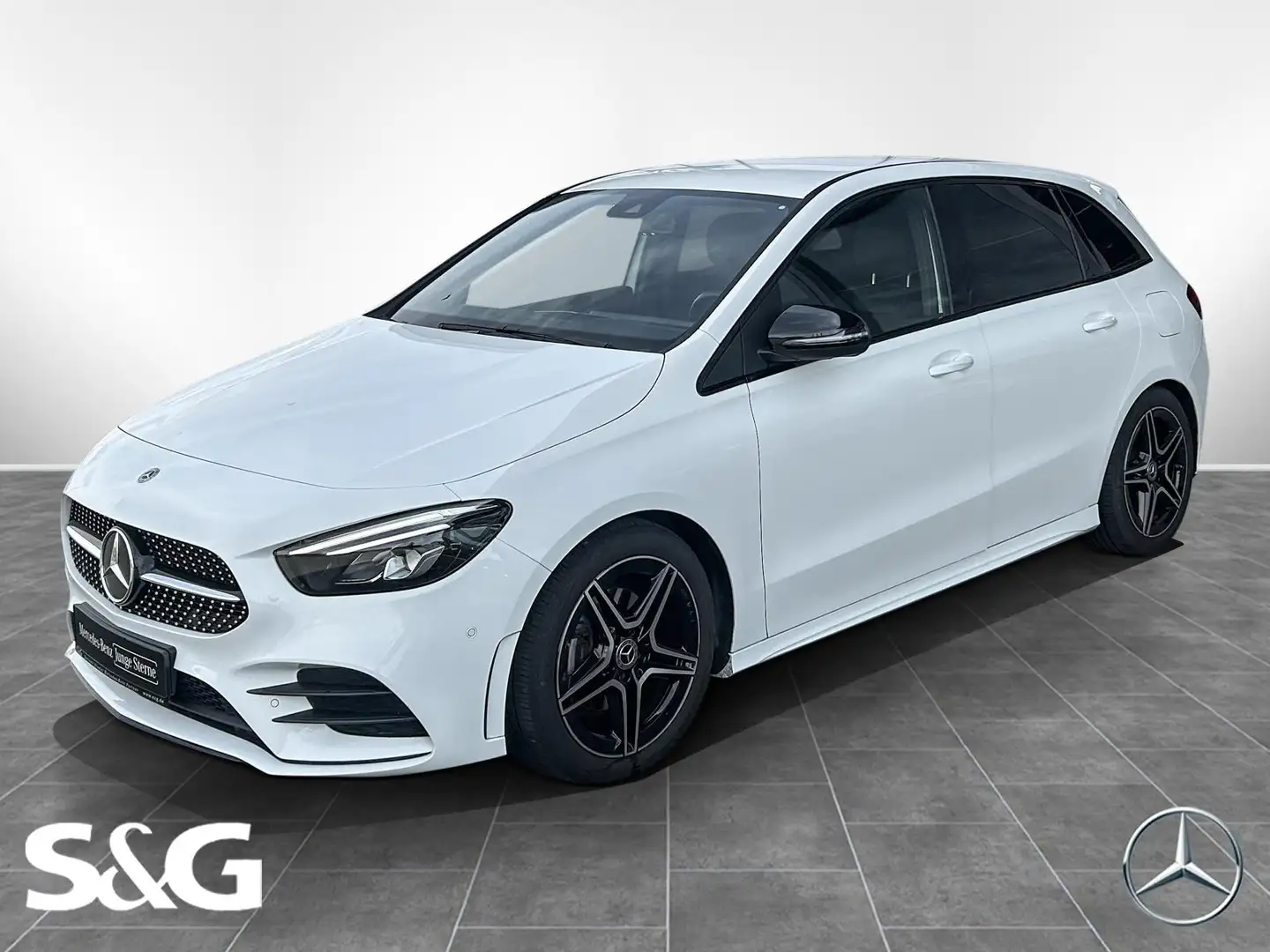 Mercedes-Benz B 180 AMG MBUX+LED+RüKam+Totwink+18Zoll Biały - 1