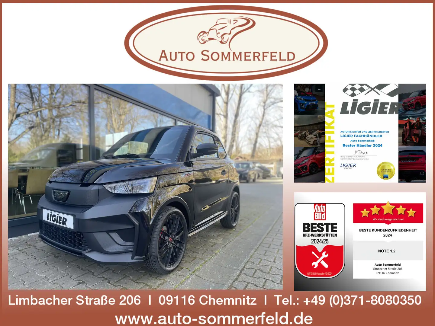 Ligier JS 50 Ultimate mit neuem Diesel Euro5+ Motor Schwarz - 1