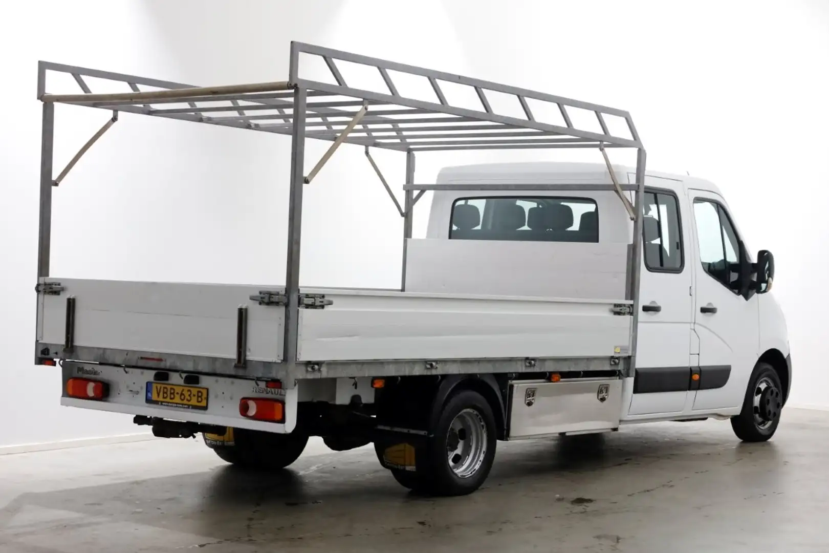 Renault Master T35 2.3 dCi 130pk E6 DL D.C. Open Laadbak 06-2019 Wit - 2