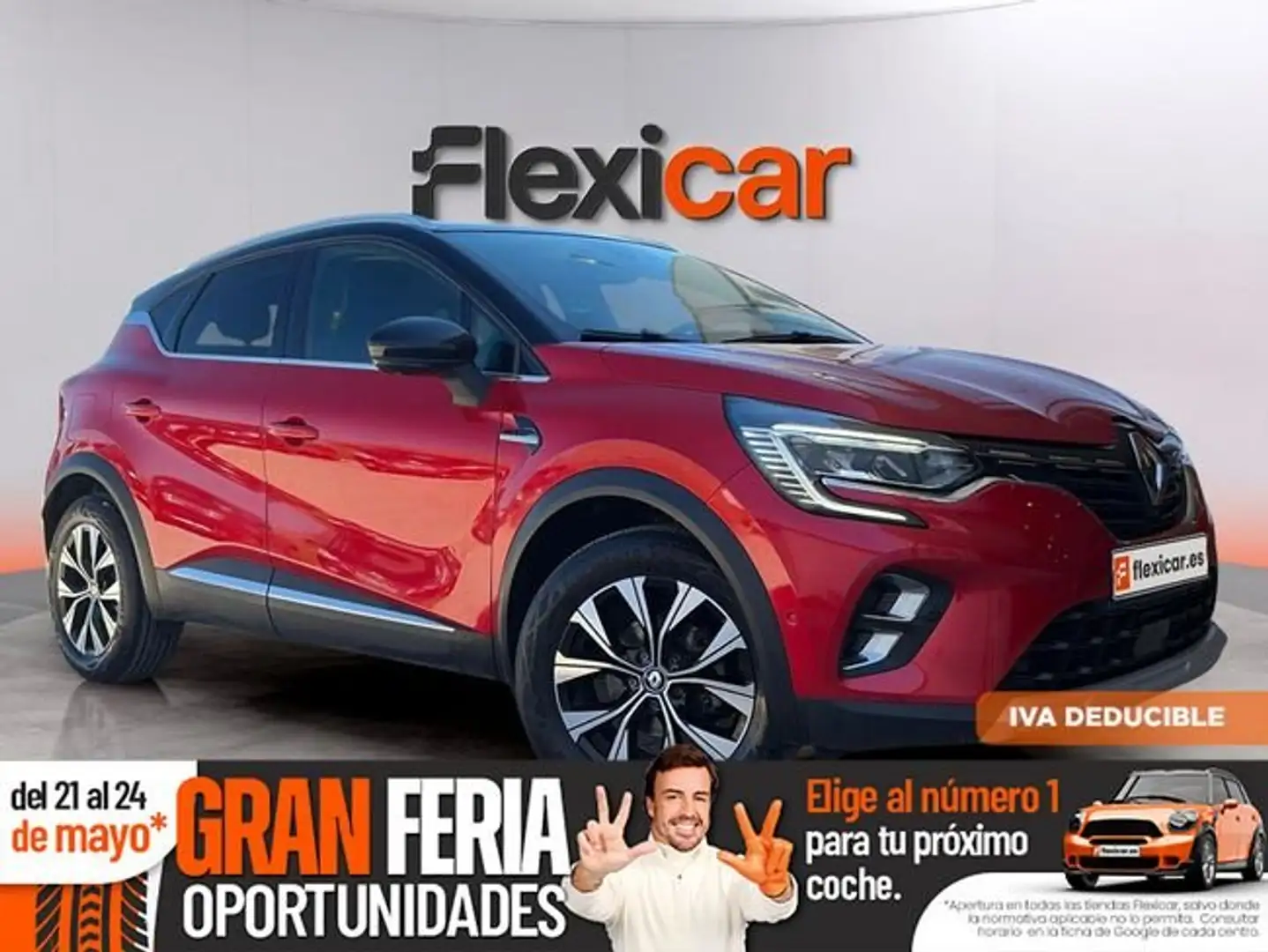 Renault Captur TCe Techno 67kW Rojo - 1