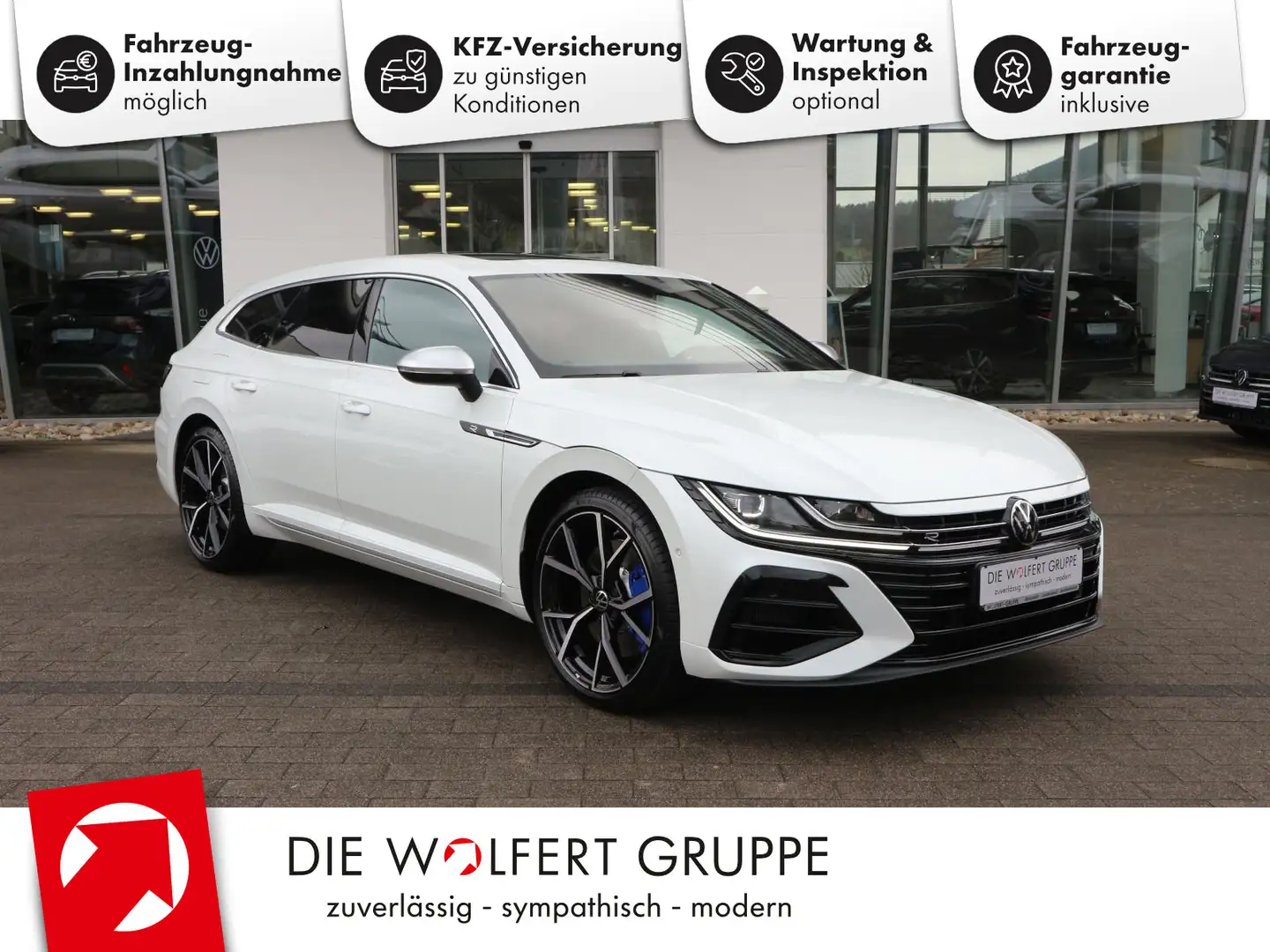 Volkswagen Arteon Arteon R Shooting Brake 2.0 TSI DSG 4M AHK H&K Weiß - 1