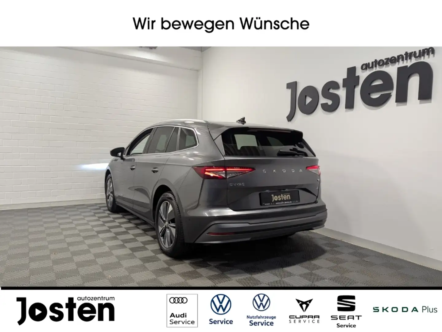 Skoda Enyaq 80 Loft MATRIX AHK E-Heck Navi ACC SHZ IPA CarPlay Grau - 2