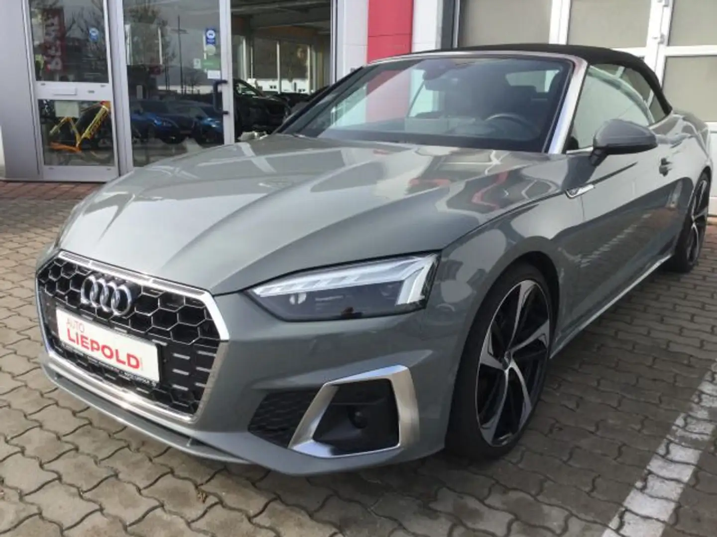 Audi A5 A5 2.0 Cabriolet 40 TFSI S line Gris - 2