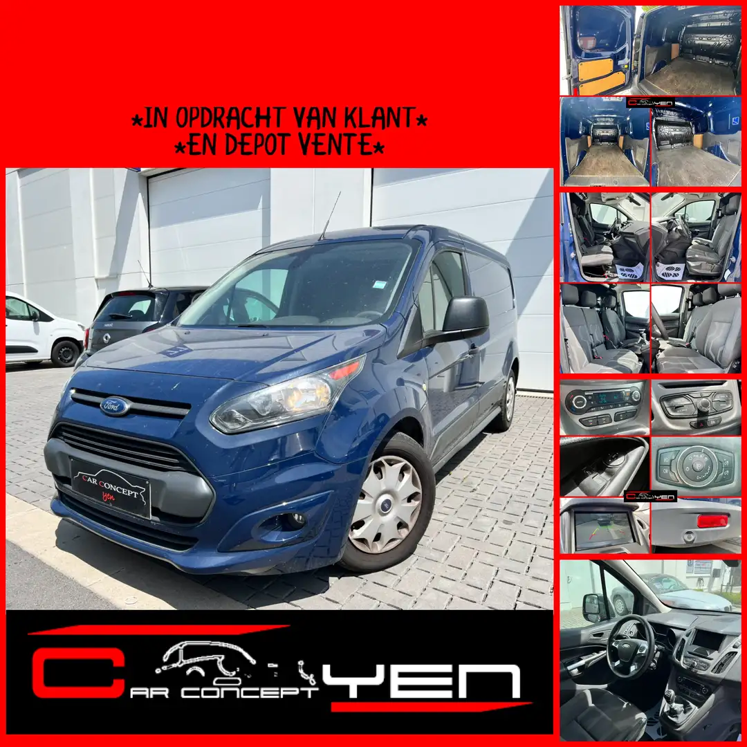 Ford Transit Connect 1.0i*Auto.Airco*Park.Sensor*Camera Blu/Azzurro - 1