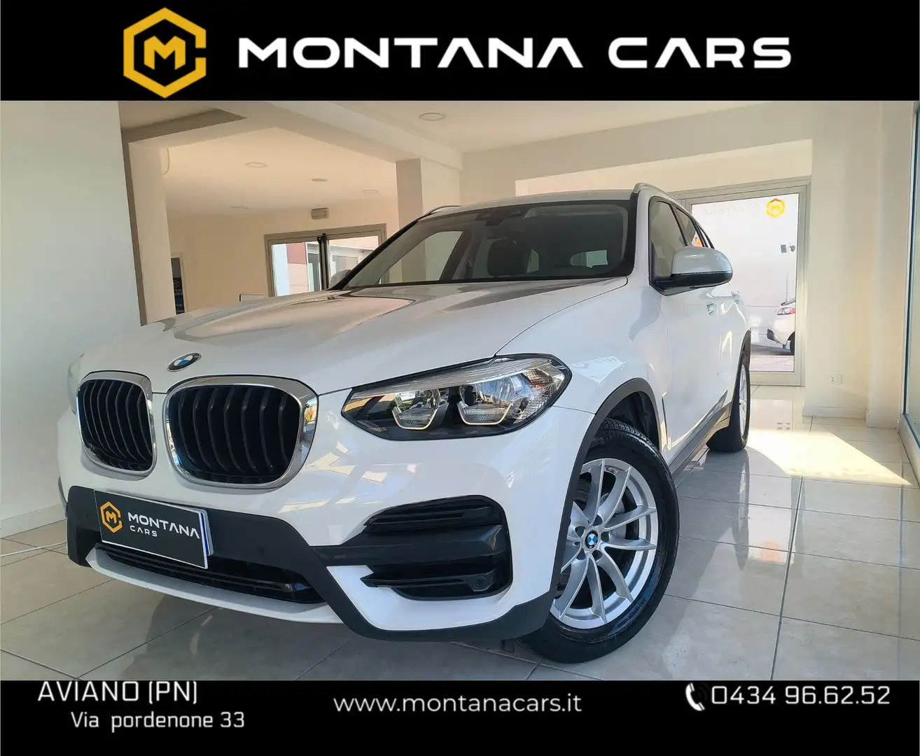BMW X3 X3 G01 xdrive20d mhev 48V Business Advantage auto Weiß - 1