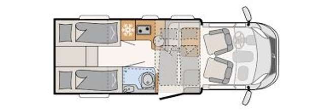 Dethleffs Just Camp T 6812 EB+TV+RFK+Hubbett