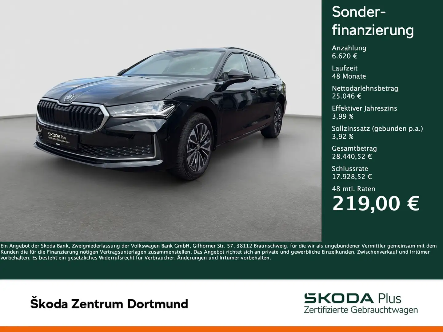 Skoda Superb Combi 1.5 eTSI SELECTION NEUES MODELL CAM Schwarz - 1