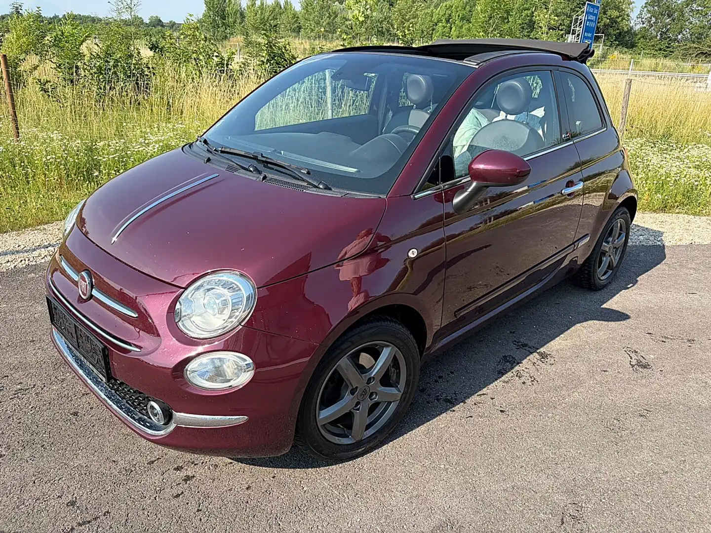 Fiat 500C 0,9 TwinAir 85 Star / KLIMA / NAVI / SITZHEIZUNG Violett - 1