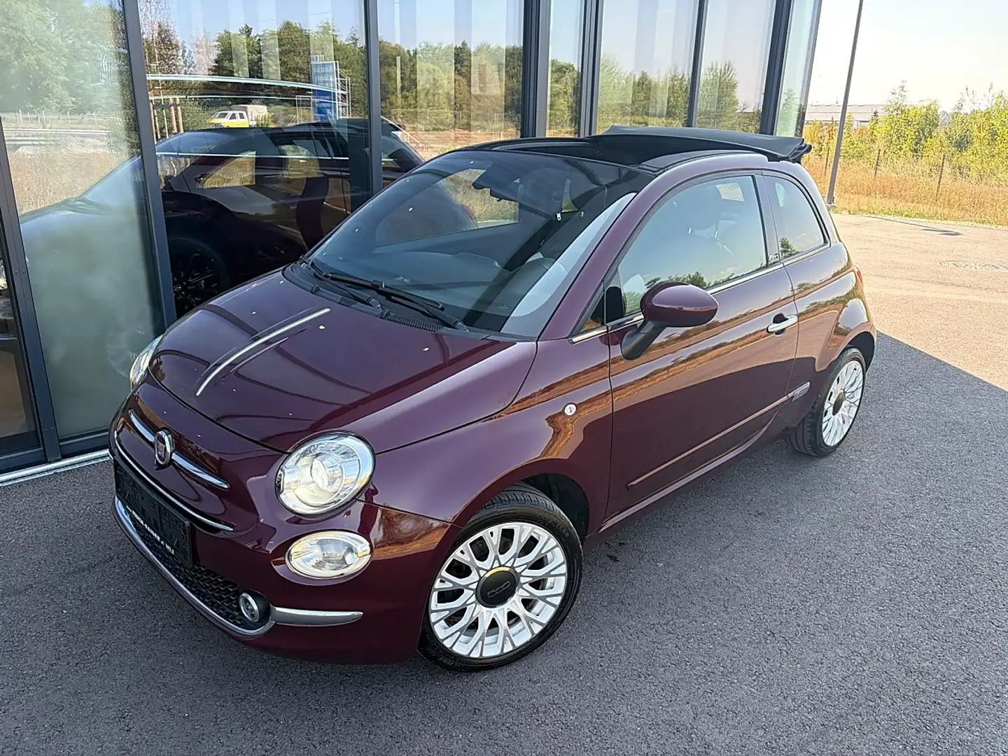Fiat 500C 0,9 TwinAir 85 Star / KLIMA / NAVI / SITZHEIZUNG Violett - 2