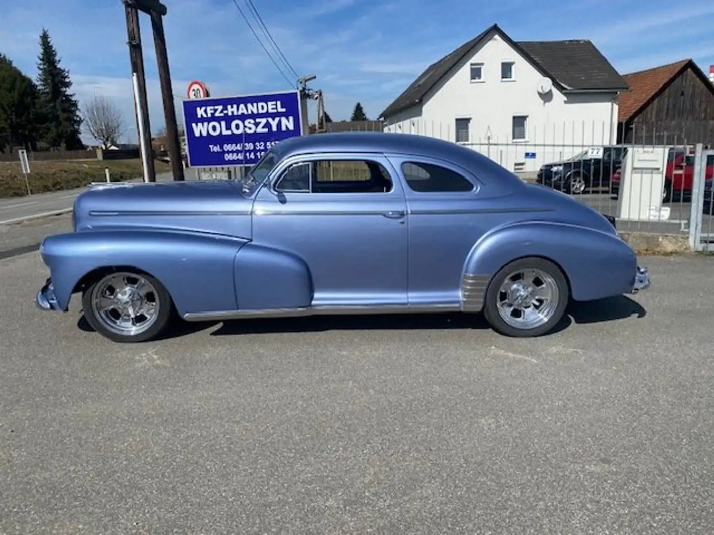 Chevrolet 46COUPE HODROD V8 KLIMA SERVO  TYPISIERT Синій - 2