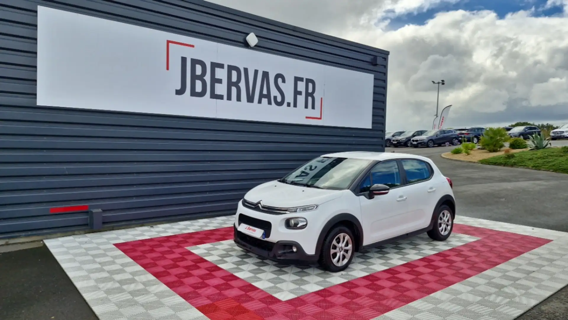 Citroen C3 SOCIETE BLUEHDI 100 SS BVM FEEL NAV Blanc - 1