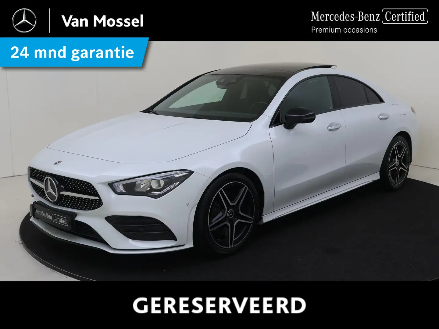 Mercedes-Benz CLA 200 Business Solution AMG /Panoramadak /Night pakket / Wit - 1
