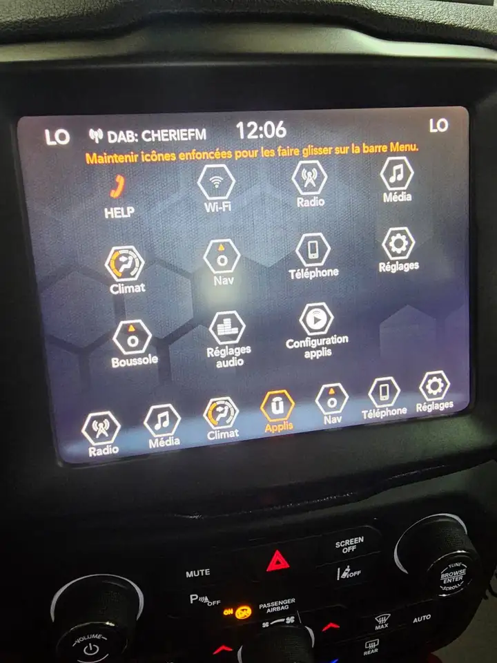 Jeep Renegade 1.6 MJD Régulateur et Adaptateur de vitesses Caméra Gps Bluetooth UConnect, миниатюра 13