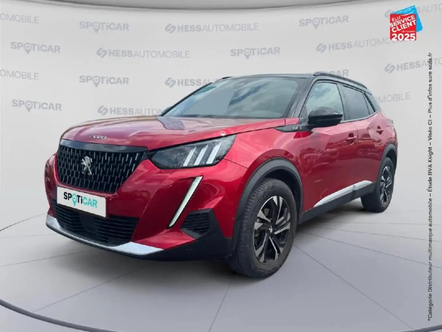 Peugeot 2008 1.2 PureTech 130ch S\u0026S GT EAT8 Rouge - 1