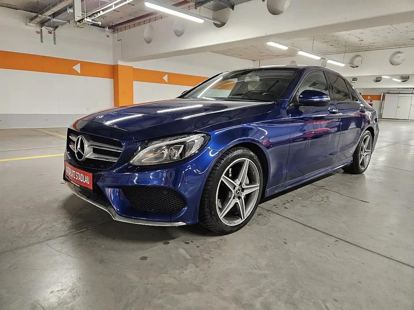 Mercedes-Benz C 220 d AMG Line Aut. LEDER BURMESTER NAVI *FINANZIER... Blau - 1