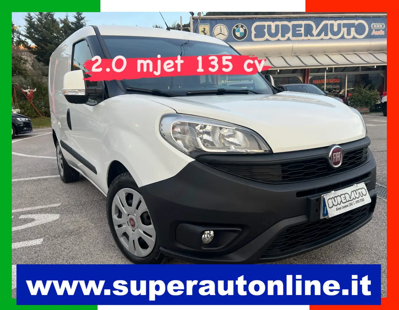 Fiat Doblo 2.0 MJT PC-TN Cargo Lamierato E5+ Bianco - 1