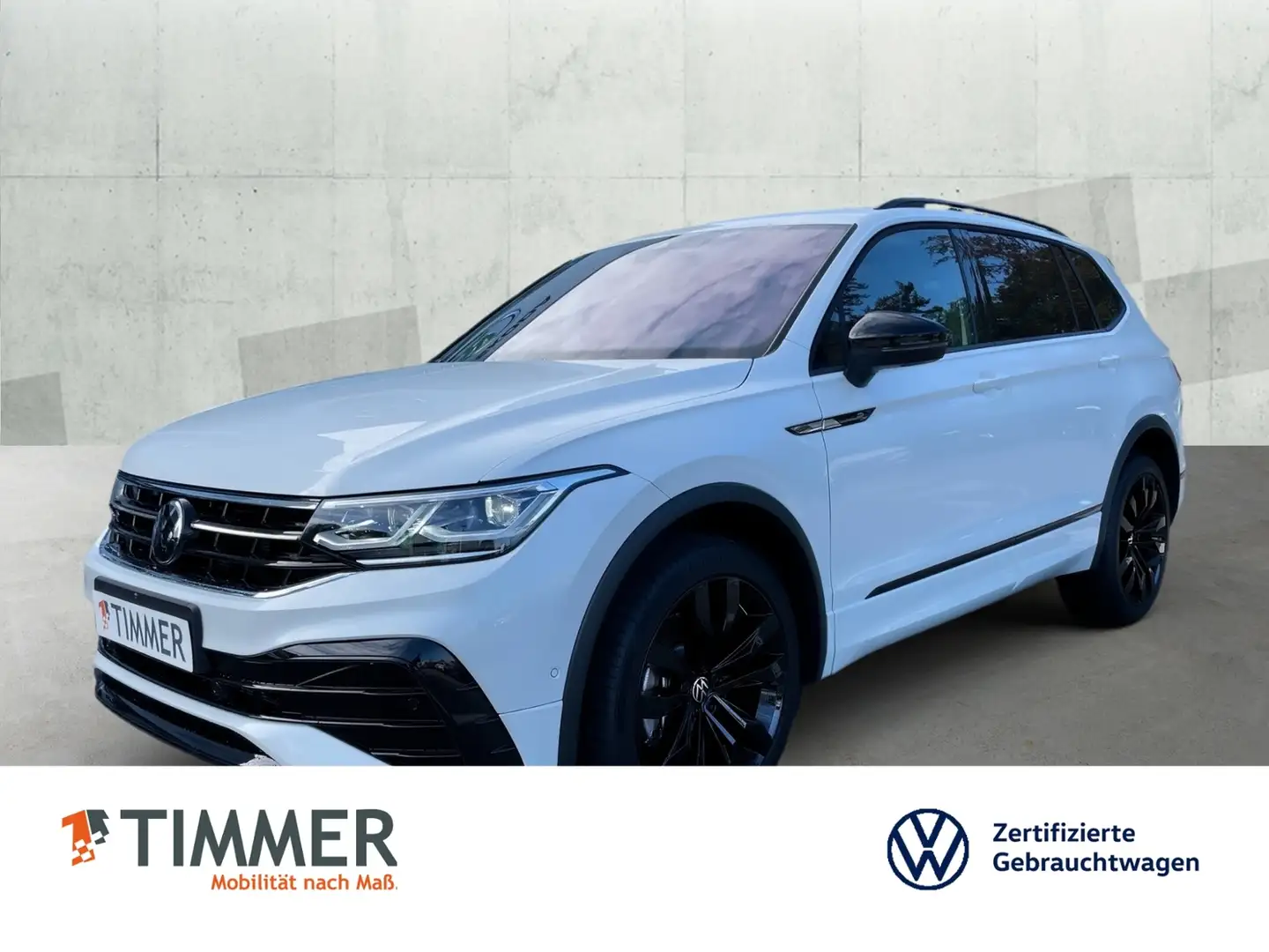 Volkswagen Tiguan Allspace 2.0 TDI DSG 4Motion R Line *7-Sitzer*H&K*AHK*BLAC Weiß - 1