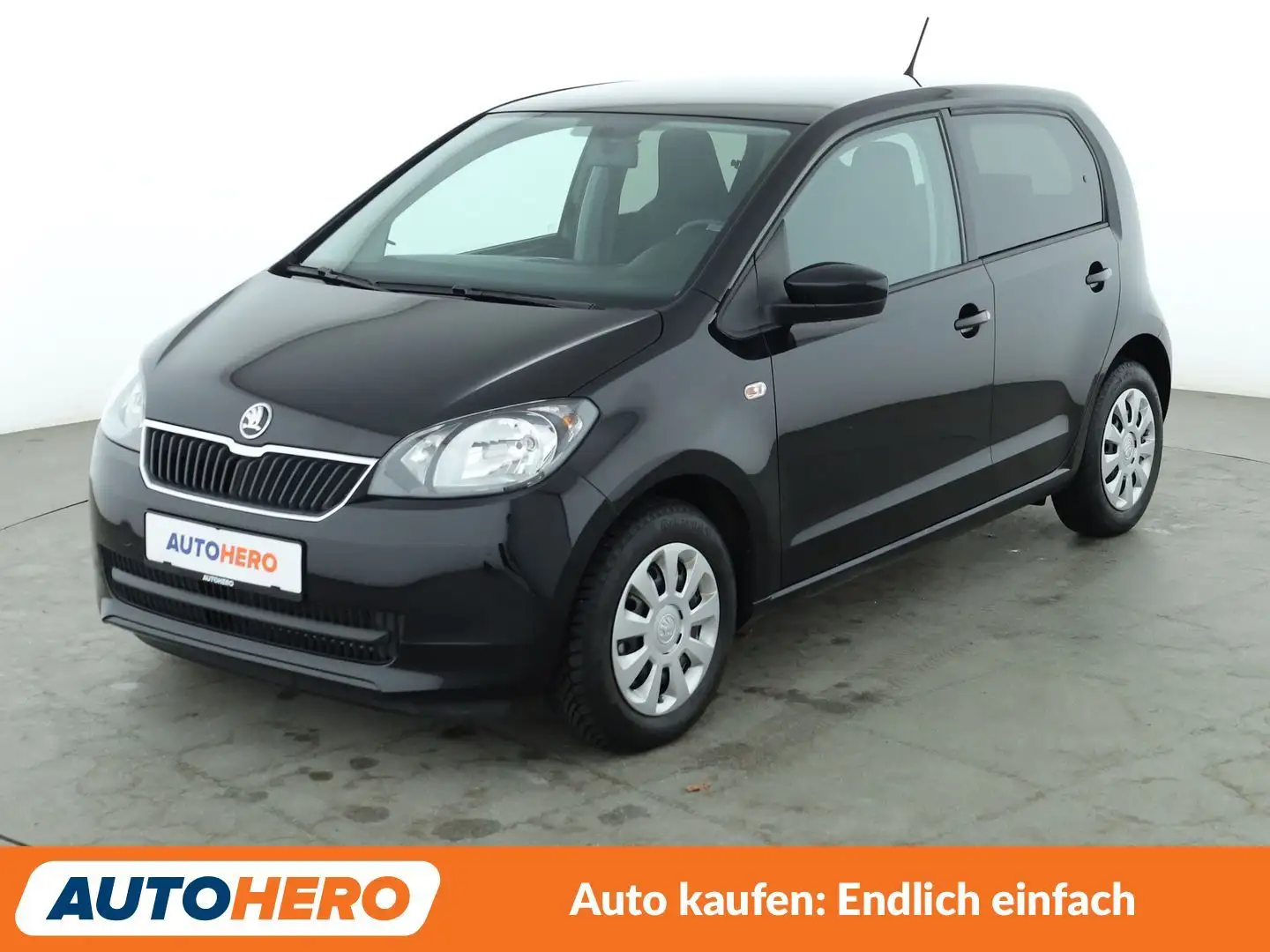 Skoda Citigo 1.0 MPI Ambition*KLIMA*GARANTIE* Zwart - 1