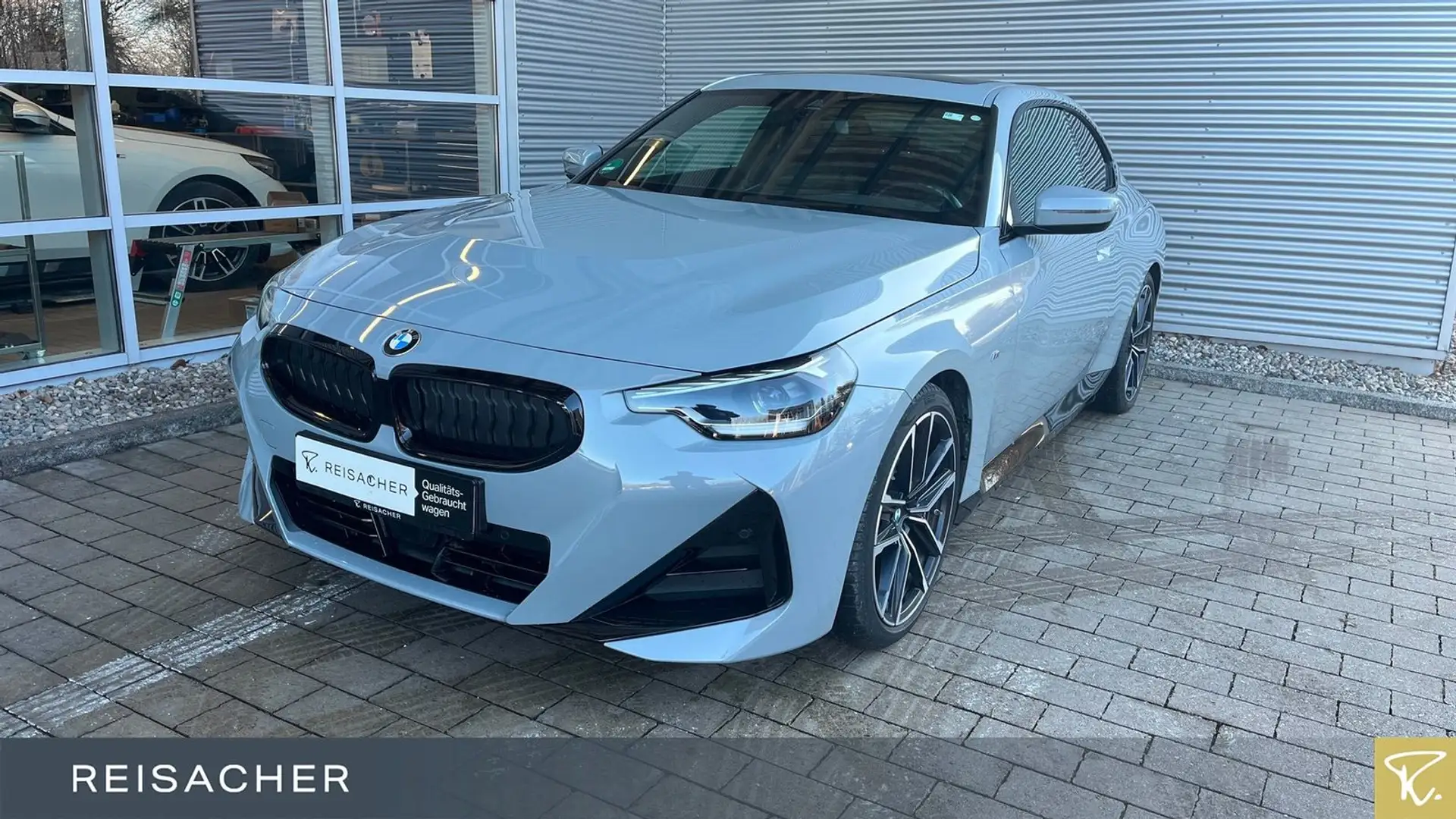 BMW 220 iA Coupé M-Sport NAVI Pano Rüka Tempo PDC Grau - 1