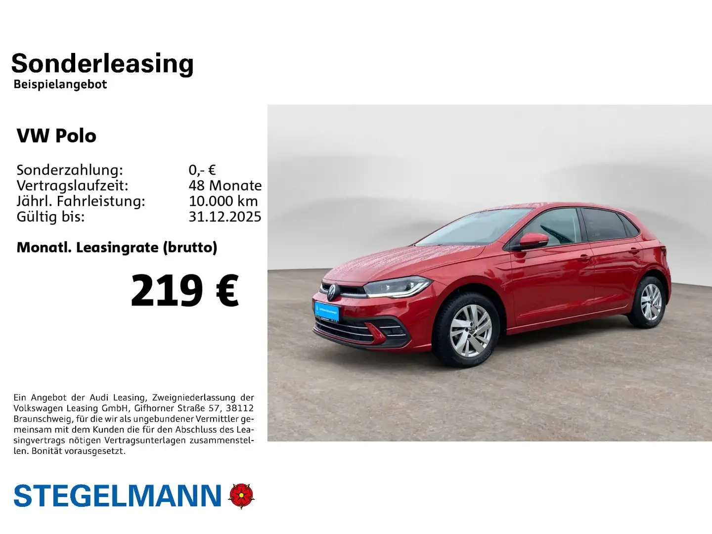 Volkswagen Polo VI 1.0 TSI DSG Facelift Style *Navi*LED*Sit Rot - 2