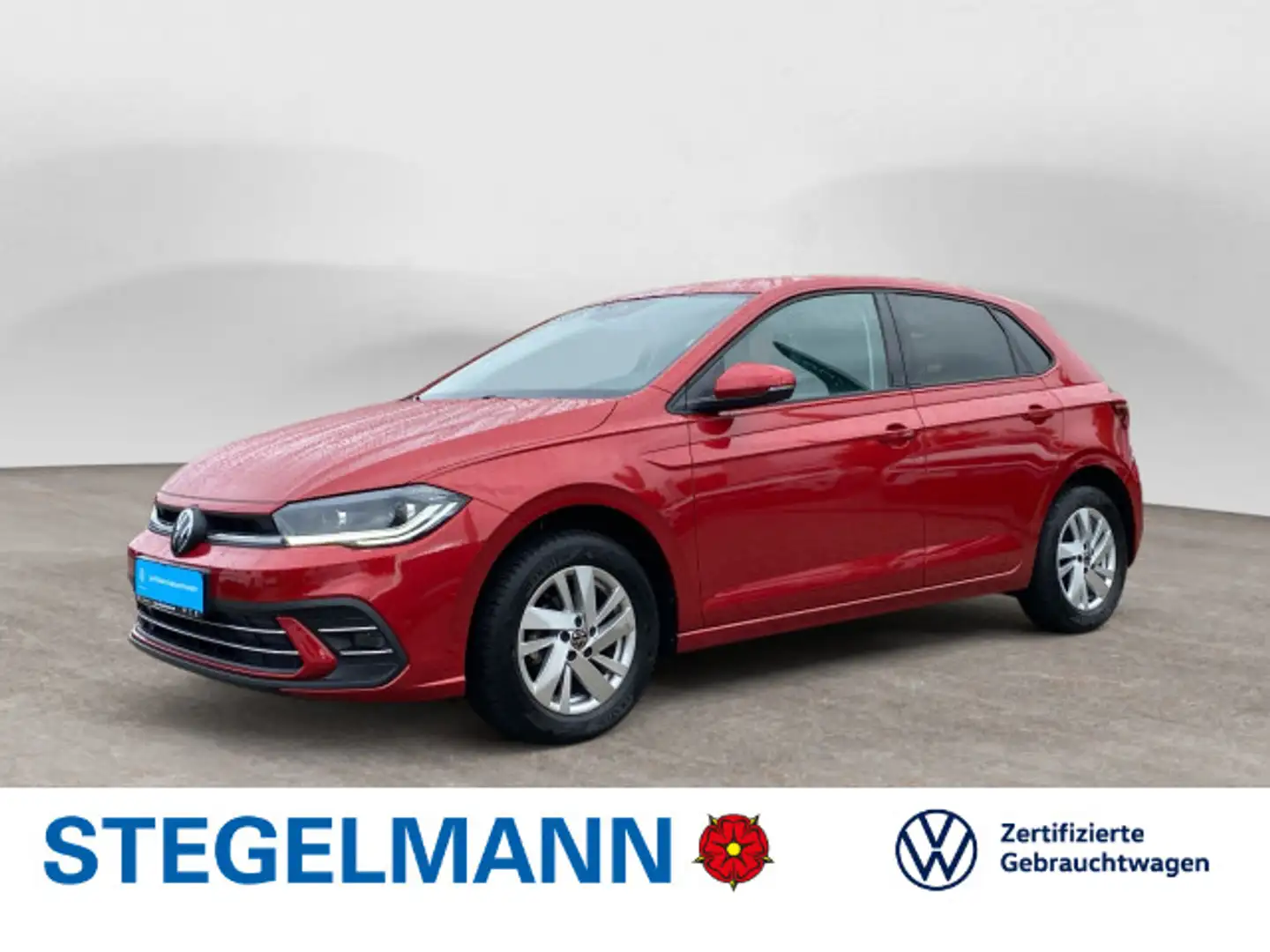 Volkswagen Polo VI 1.0 TSI DSG Facelift Style *Navi*LED*Sit Rot - 1