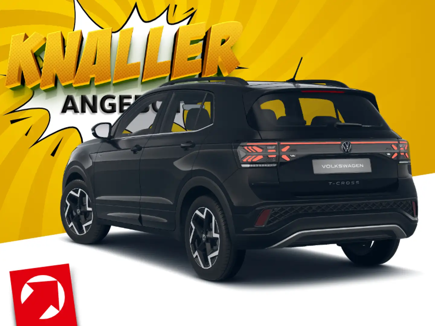 Volkswagen T-Cross R-Line 1.0 TSI OPF (116 PS) DSG*GANZJAHRESREIFEN*S Schwarz - 2