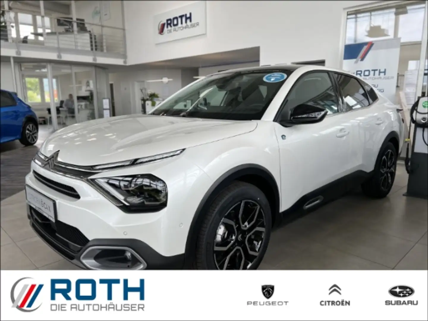 Citroen E-C4 X SHINE Schiebedach Leder 0,99% Sonderzins Beyaz - 1