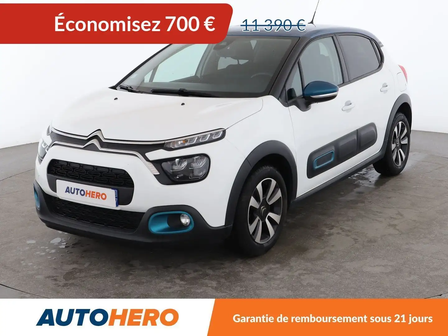 Citroen C3 1.2 PureTech Shine Blanc - 1