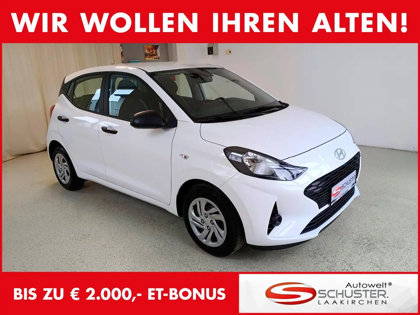 Hyundai i10 Smart Line 1,0 MT a5bs1-OO1 Weiß - 1