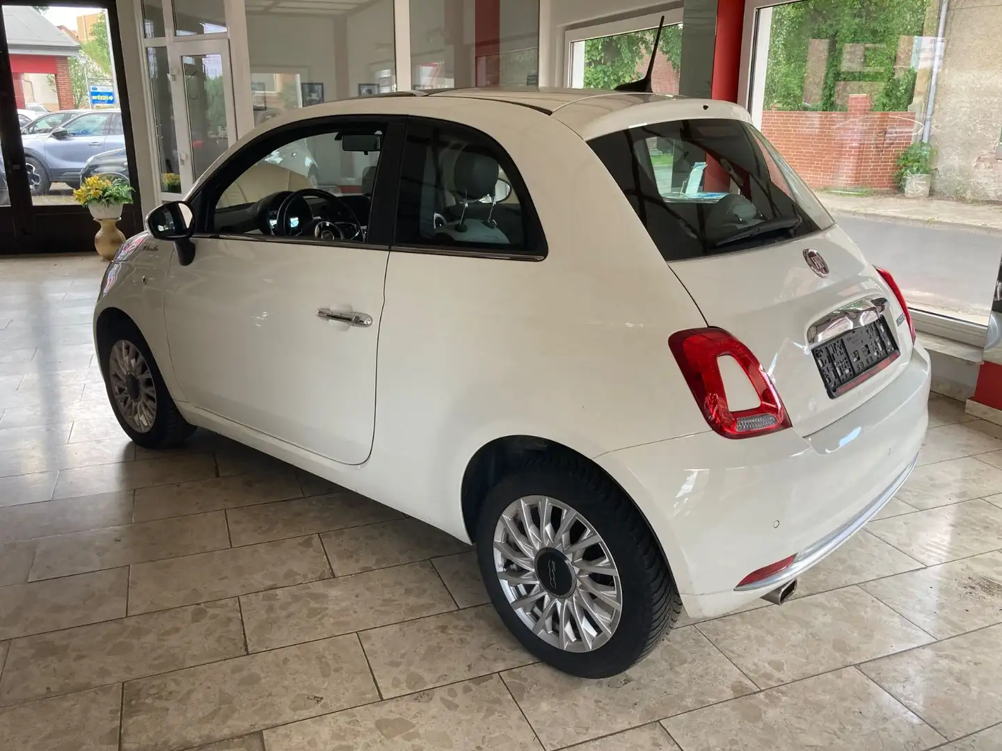 Fiat 500 Dolcevita-Klima-Alu-DAB-Pano-Dach-1.-Hand-LE Blanc - 2