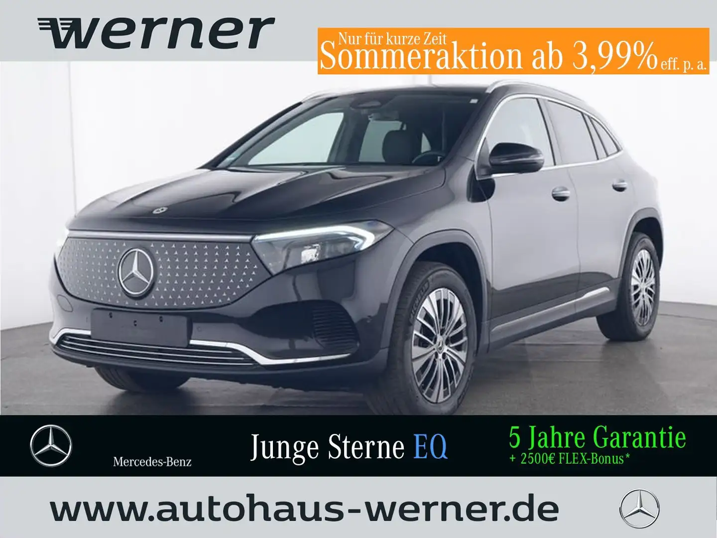 Mercedes-Benz EQA 300 4M EL-ART-ADV+ PANO WDGS SOUND VZA KEYLG Negru - 1