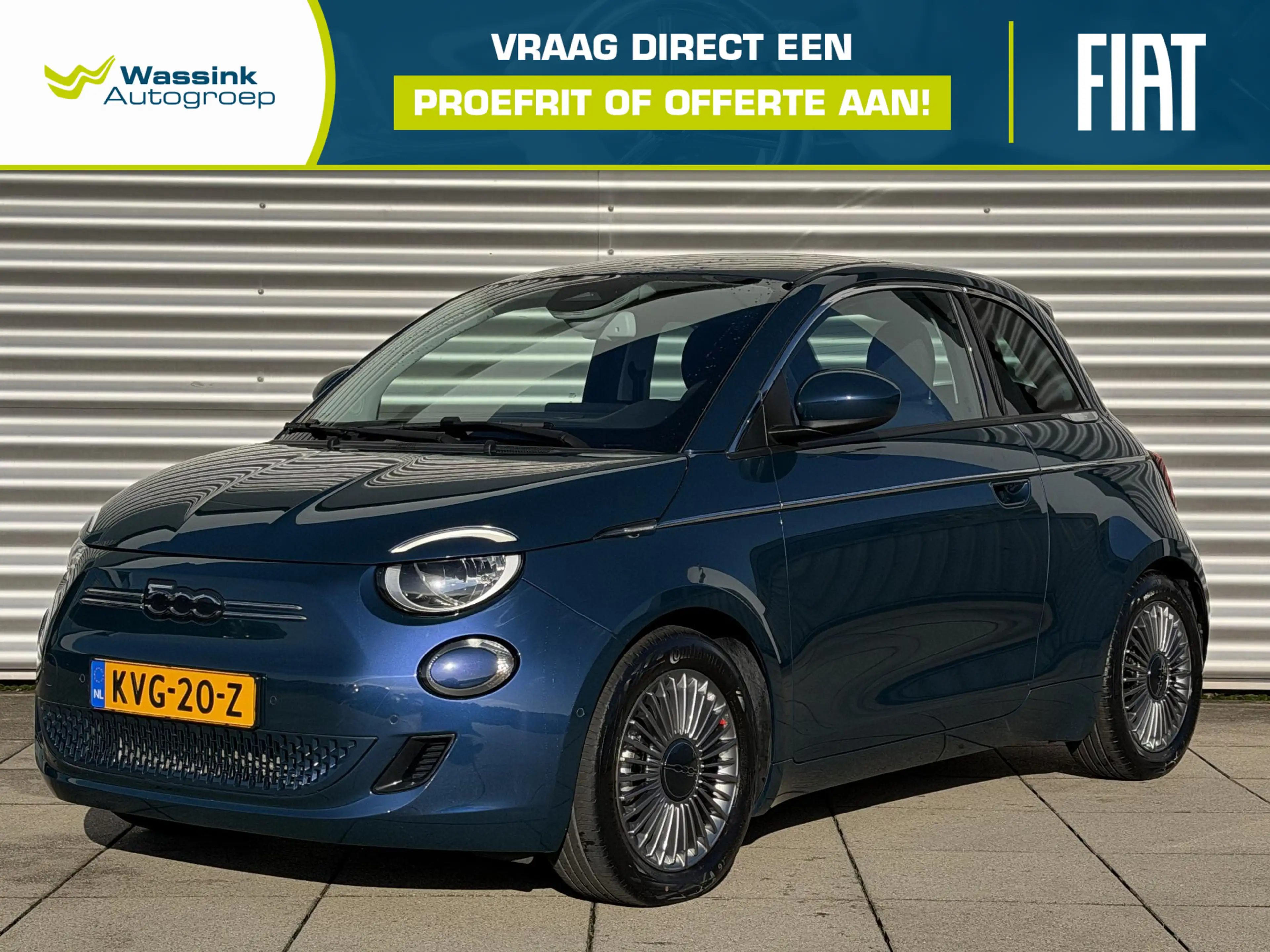 Fiat 500e La Prima 42 kWh SOH 96% | Cruise Control | Stoelve