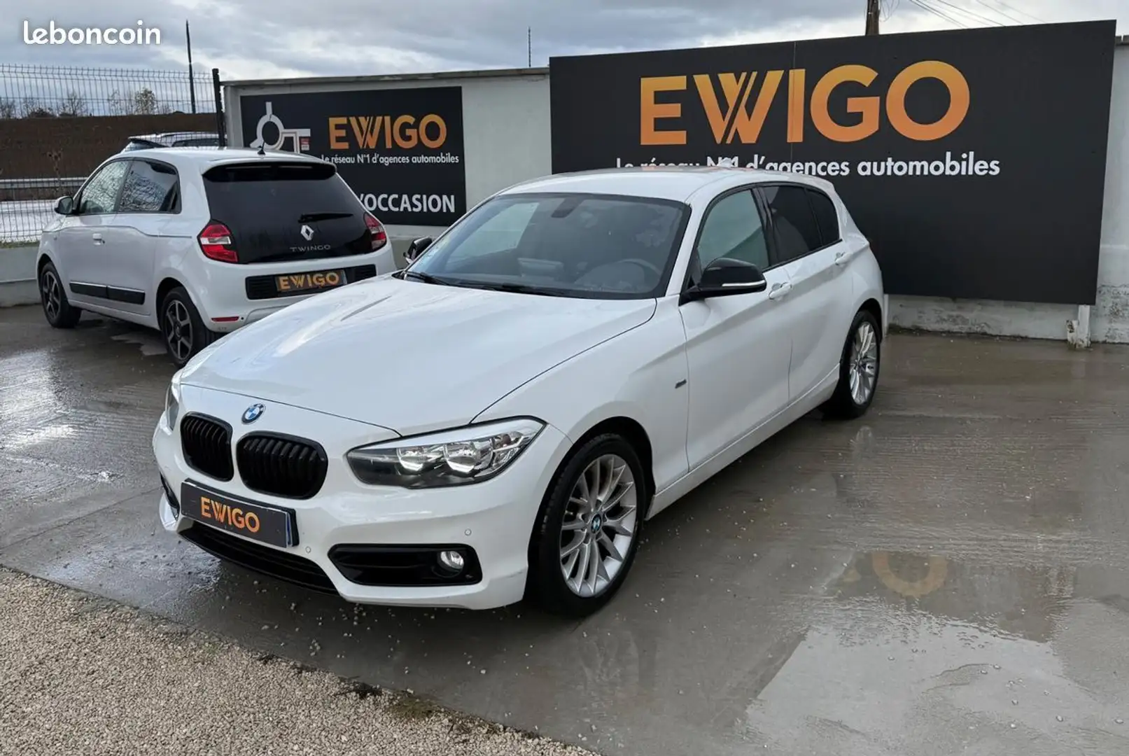BMW 120 serie 2.0 120 d 190 ch sport xdrive bva origine france Blanc - 1