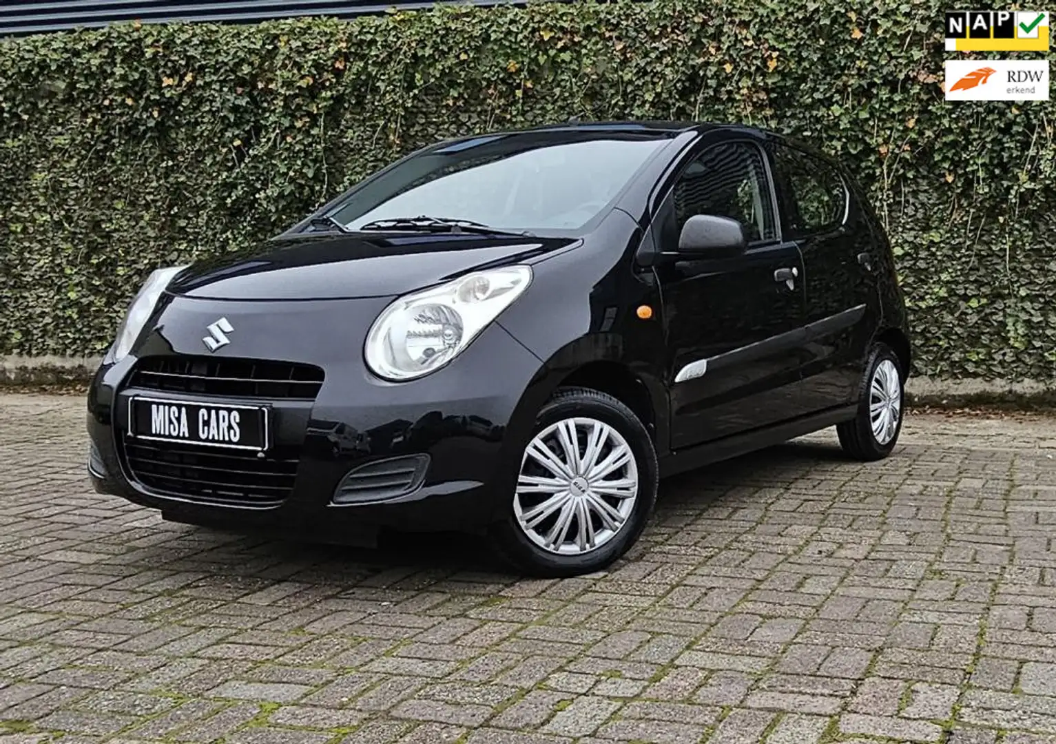 Suzuki Alto 1.0 Comfort 5Deurs APK4 NW Banden Navi Elektronisc Black - 1