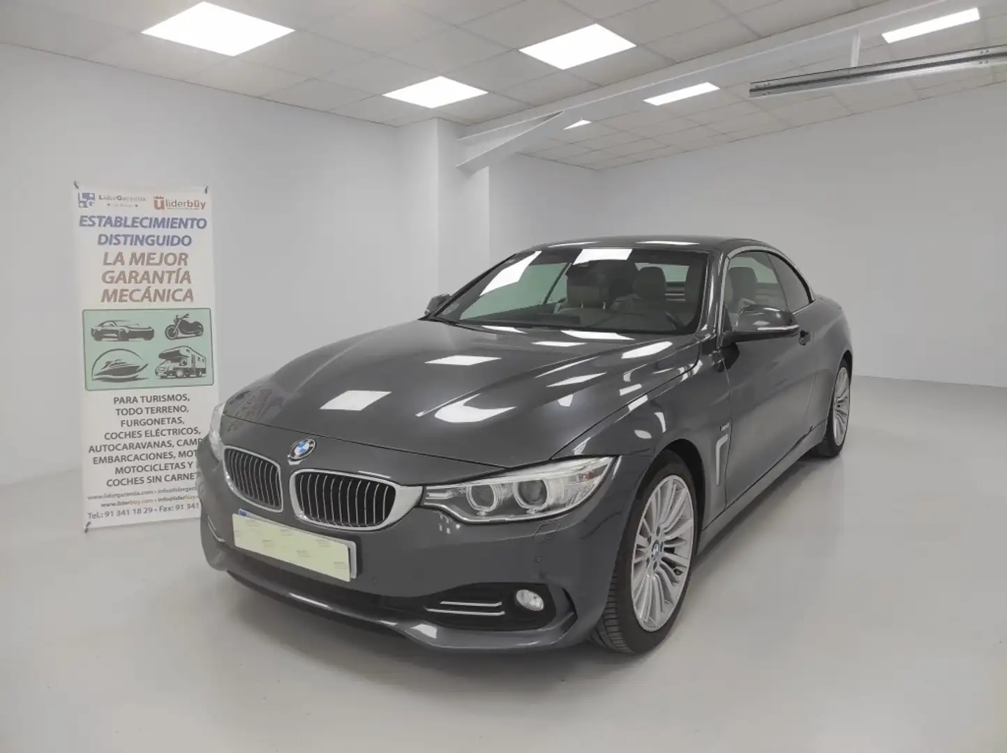 BMW 420 420d Cabrio Luxury Gris - 1