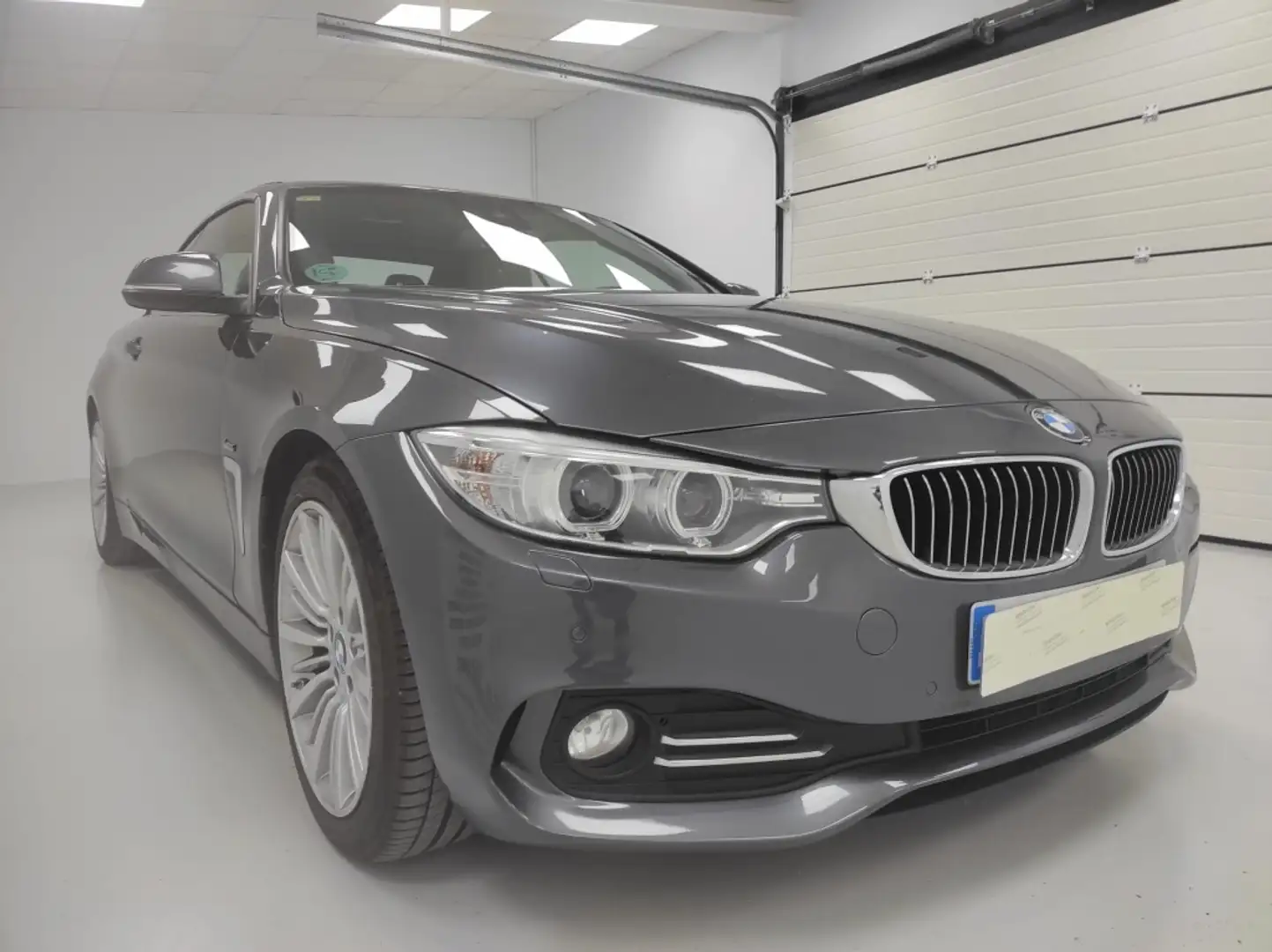BMW 420 420d Cabrio Luxury Gris - 2