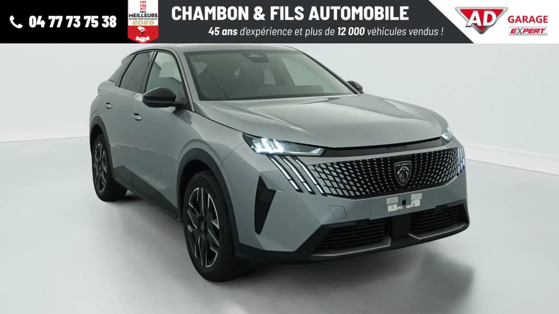Peugeot 3008 Hybrid 145 e-DCS6 Allure Grijs - 1