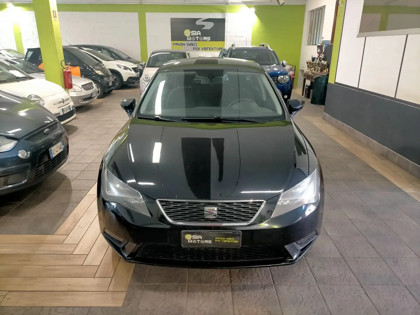 SEAT Leon Leon 5p 1.6 tdi cr Business Navi  Unico Propr. Nero - 2