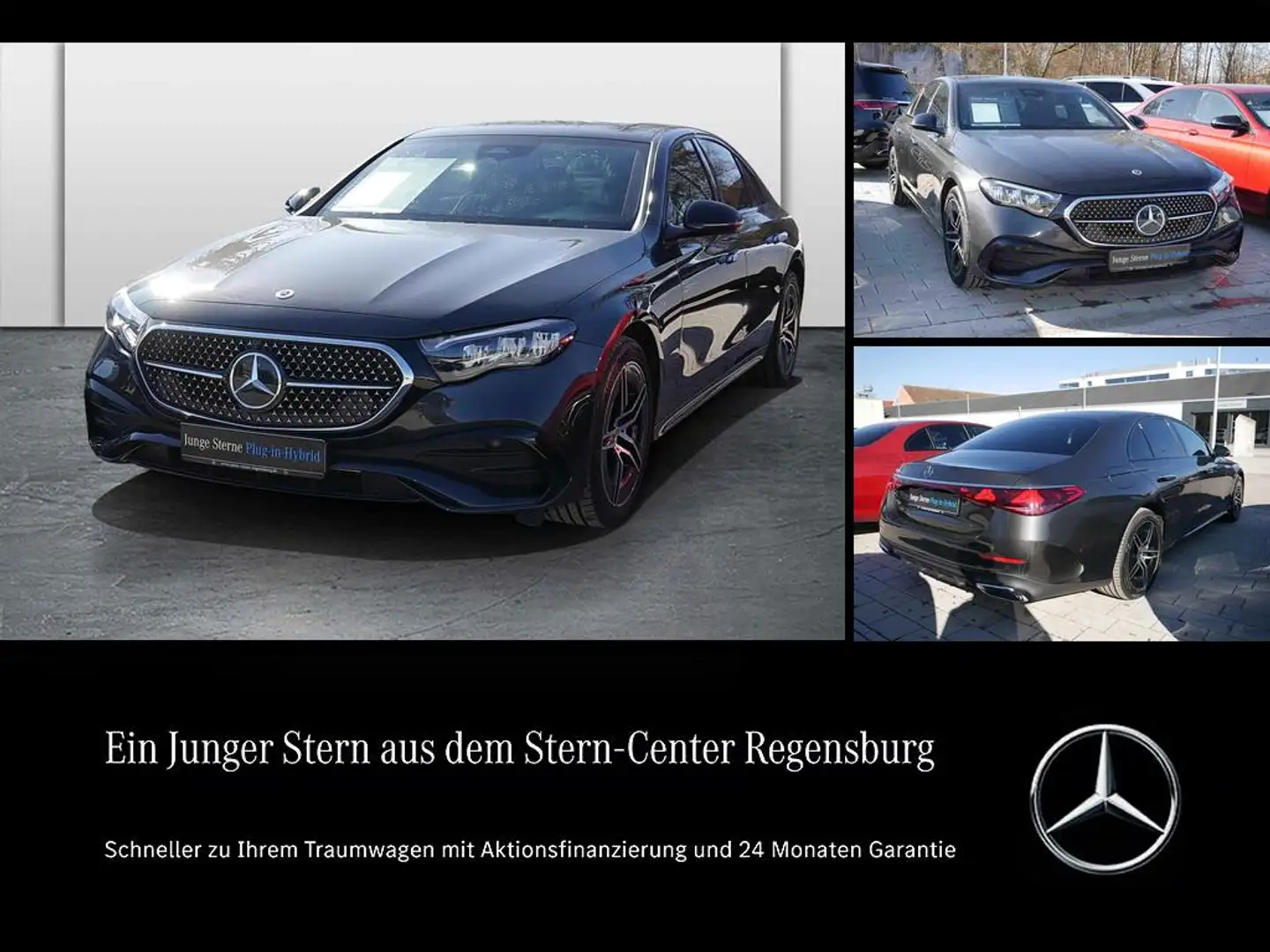 Mercedes-Benz E 300 e Limousine AMG+NIGHT+AHK+DIST.+WINTER-PAK Grau - 1