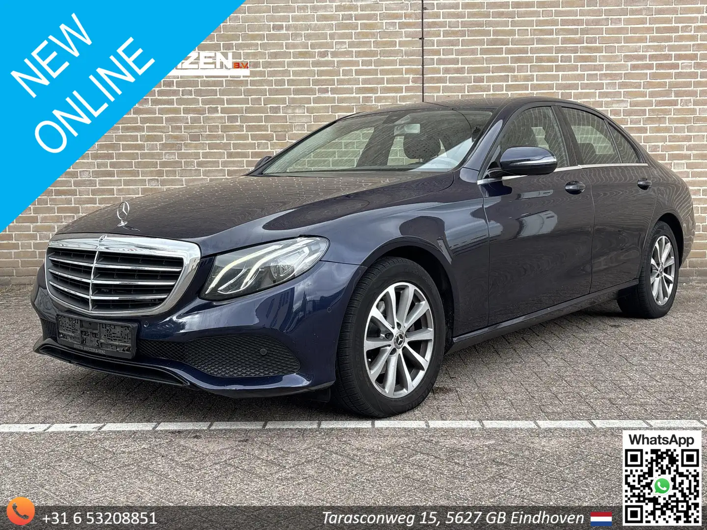 Mercedes-Benz E 200 d | €11.500,- NETTO | Leder | Climate | Cruise | N Blauw - 1