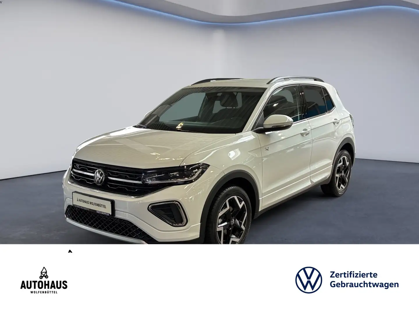 Volkswagen T-Cross R-Line 1.0 TSI DSG AHK IQ KAMERA NAV SHZ Weiß - 1