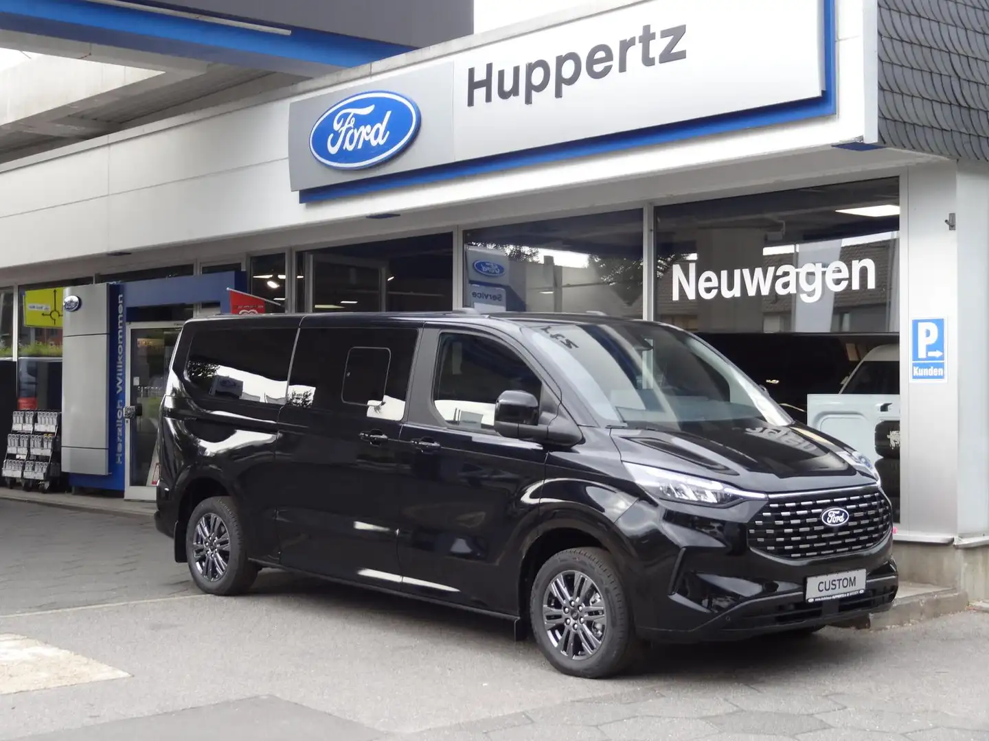 Ford Tourneo Custom L2 Titanium AHK LED RFK SHZ PDC Noir - 1