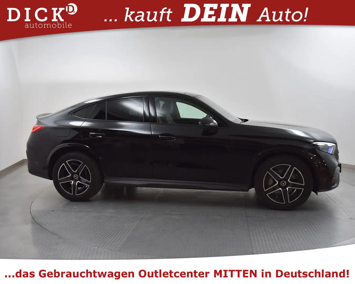 Mercedes-Benz GLC 300 GLC300d Coupe 4M 2X AMGLine NIGHT+PANO+MEMO+VOLL Schwarz - 2