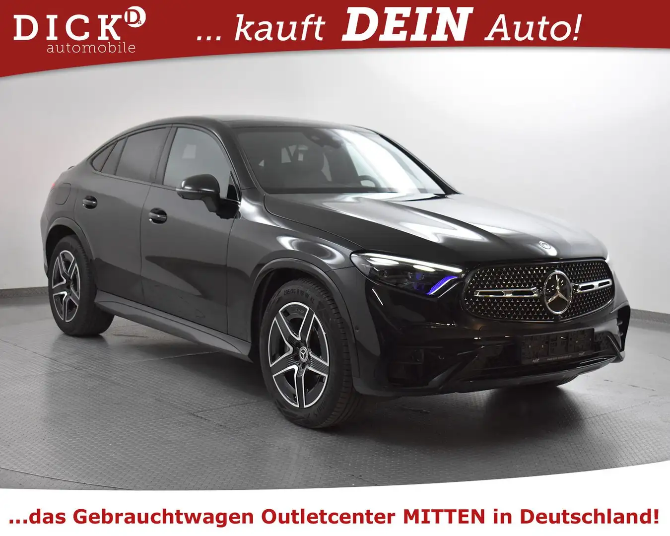 Mercedes-Benz GLC 300 GLC300d Coupe 4M 2X AMGLine NIGHT+PANO+MEMO+VOLL Schwarz - 1